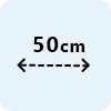 50cmの距離で虹彩認証可能